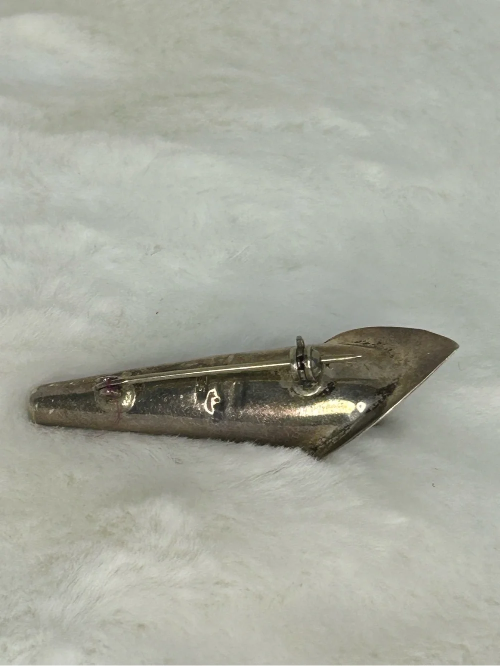 VINTAGE CALLA LILY STERLING SILVER 925 BROOCH